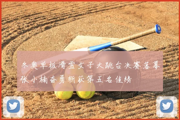 冬奥单板滑雪女子大跳台决赛落幕张小楠奋勇斩获第五名佳绩